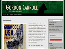 Tablet Screenshot of gordoncarroll.com
